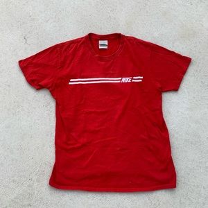 Vintage Nike embroidered logo t shirt medium